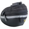 Accessories * | Topeak Wedge Pack Ii Saddle Bag With Quickclick (F25) W/Seatpost Strap Quality Guarantee Black