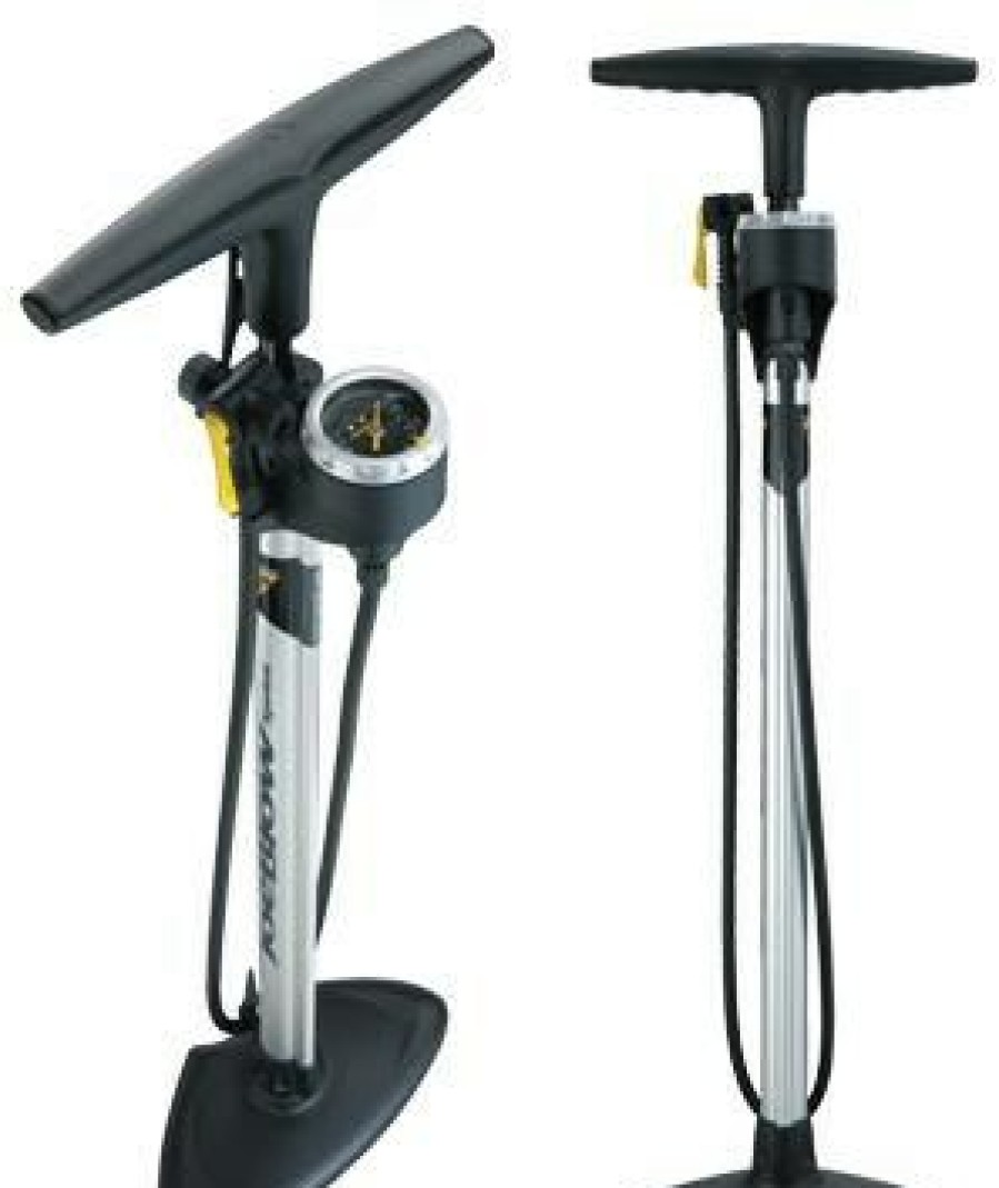 Accessories * | Topeak Joe Blow Sprint Floor Pump Unique Silver/Black