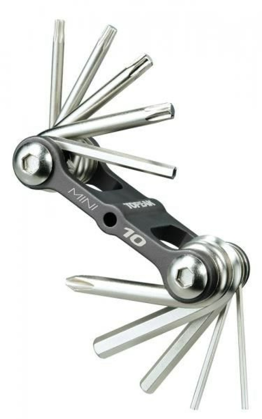 Maintenance * | Topeak Mini 10 Multi Tool Bestsellers Black/Silver