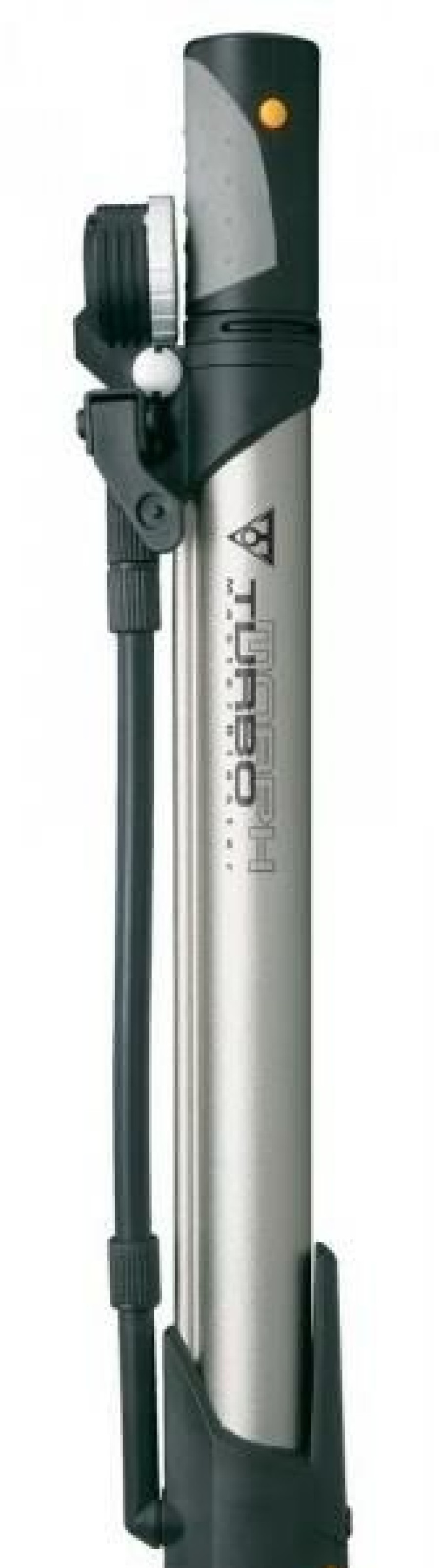 Accessories * | Topeak Turbo Morph G Mini Hand Pump With Gauge Bestsellers Silver