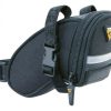 Accessories * | Topeak Aero Wedge Saddle Bag With Straps Micro Quality Guarantee Black / Grey