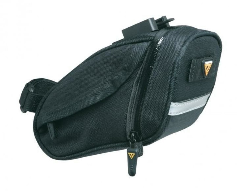 Accessories * | Topeak Aero Wedge Dx Quick Clip Saddle Bag Medium Online Store Black