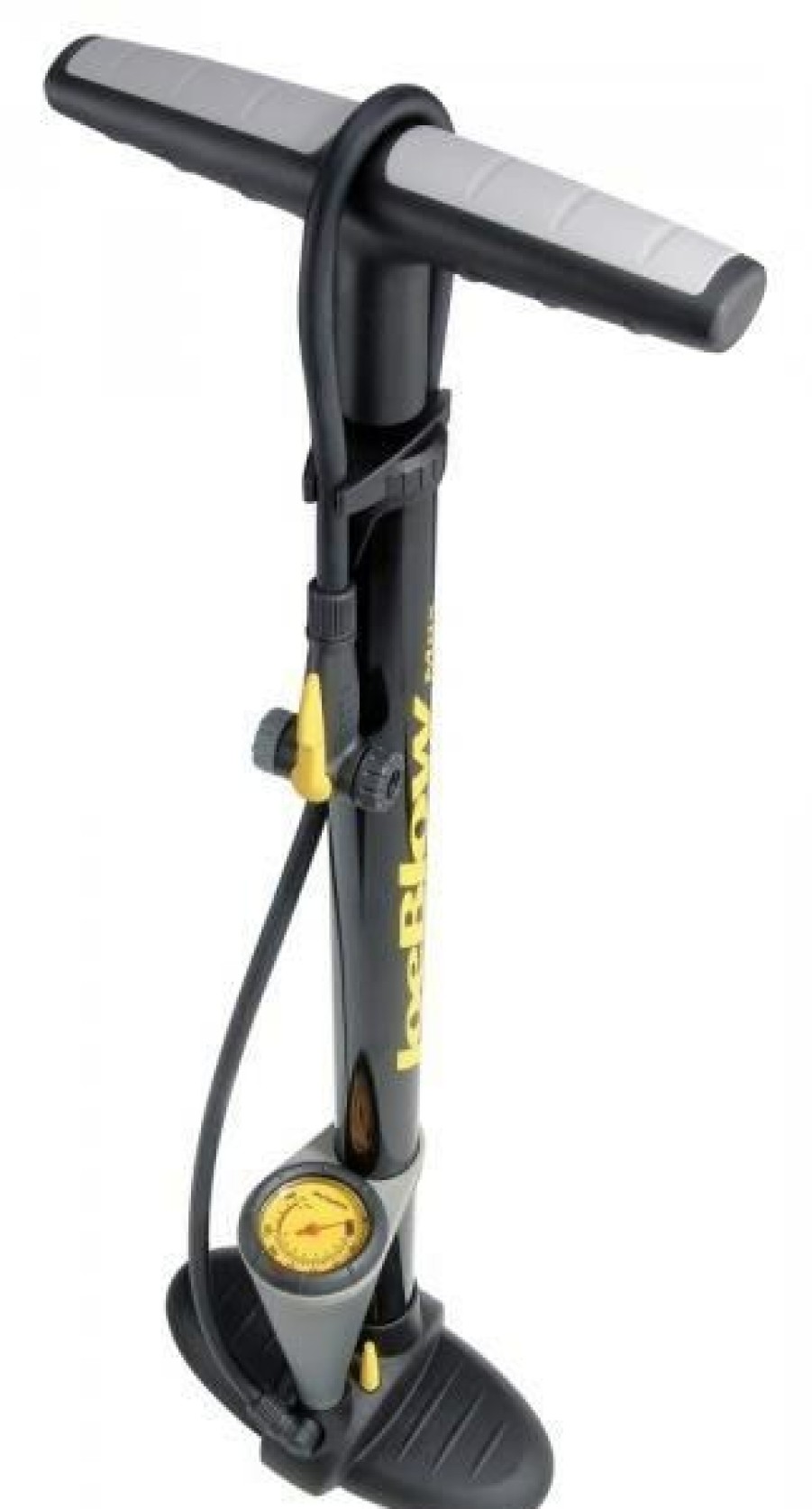 Accessories * | Topeak Joe Blow Max Ii Floor Pump Bestsellers Black/Grey