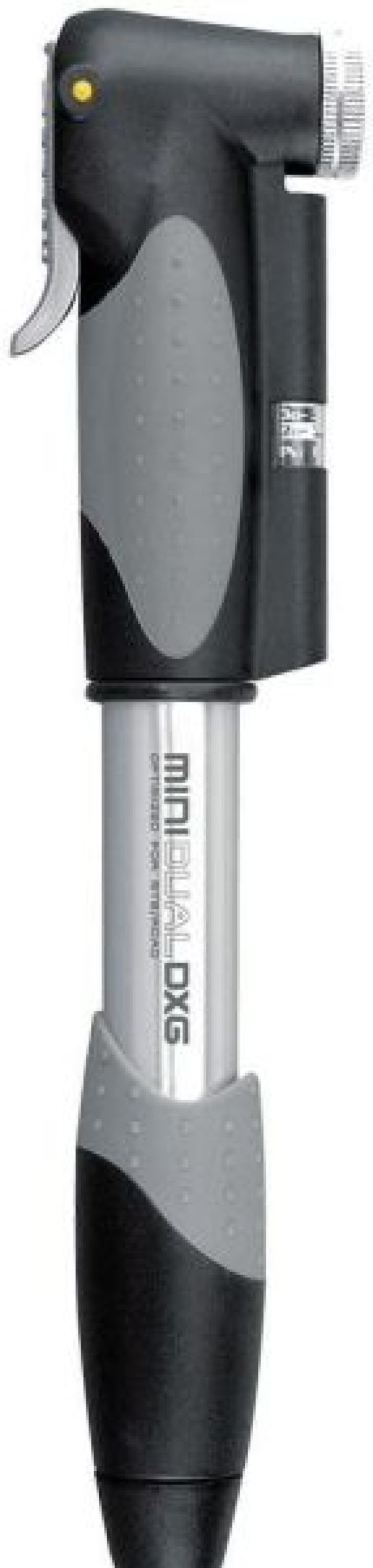 Accessories * | Topeak Mini Dual Dxg Mini Pump With Gauge Special Offers Silver/Black