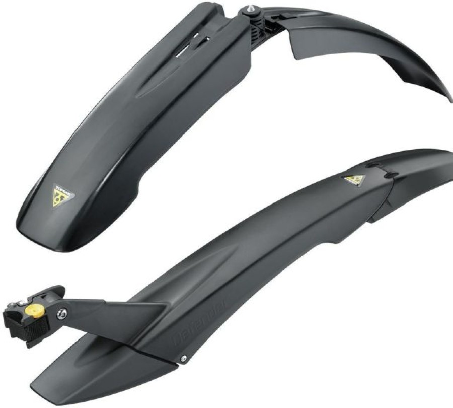 Accessories * | Topeak Defender Fx/Rx 27.5/29 Mudguard Set Bargain Sale Black