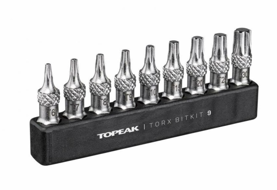 Maintenance * | Topeak Torx Bitkit 9 Fire Sale Silver